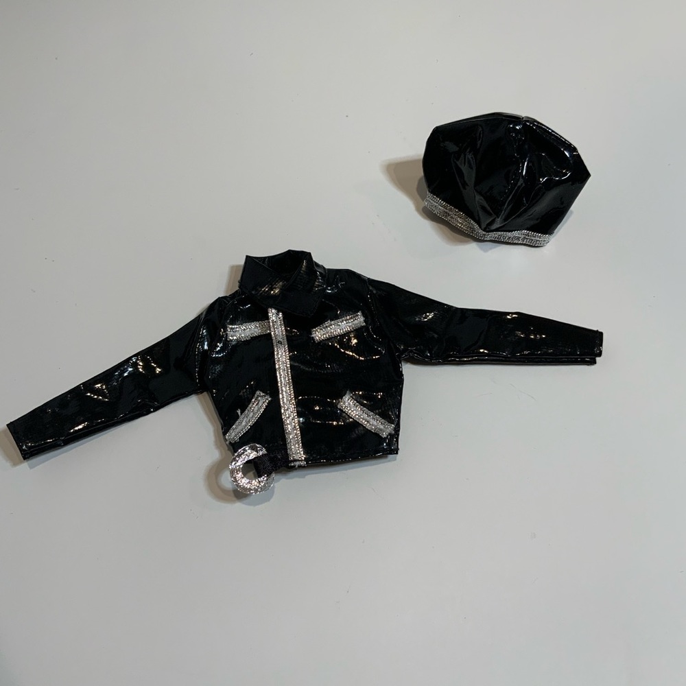 Barbie Leather Jacket & matching Cap